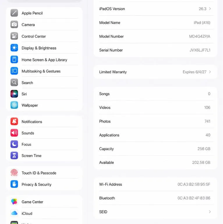 Apple ipad A16 256gb 2