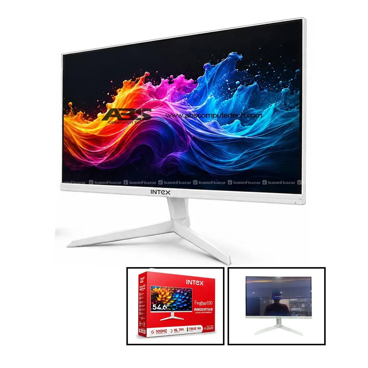 INTEX Feather100 22″ 100Hz True VA Monitor 3