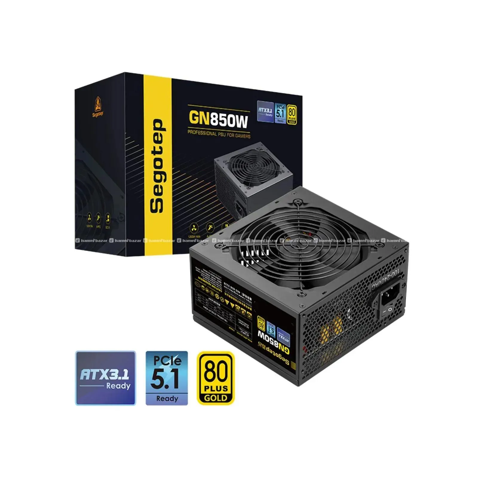 Segotep GN 850 PSU 80+gikd power supply 2