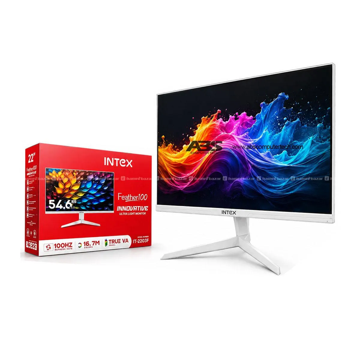 INTEX Feather100 22″ 100Hz True VA Monitor 2