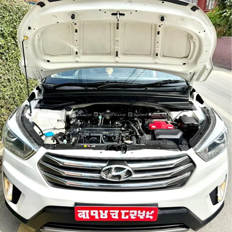 Hyundai creta sx+ 2016 petrol white fresh suv Sale 5