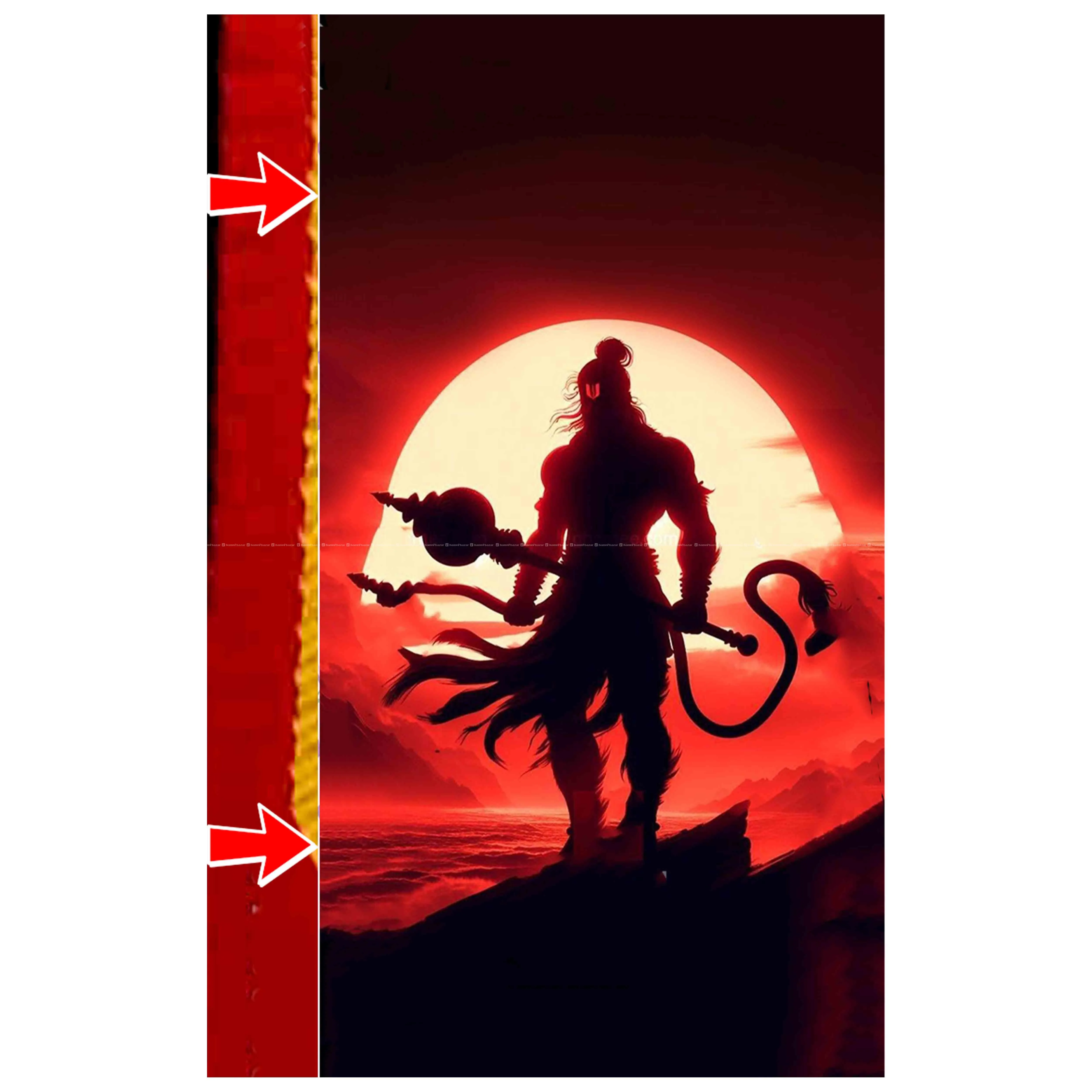 Mobile Skins\Wraps Hanuman For All Mobile Model 5