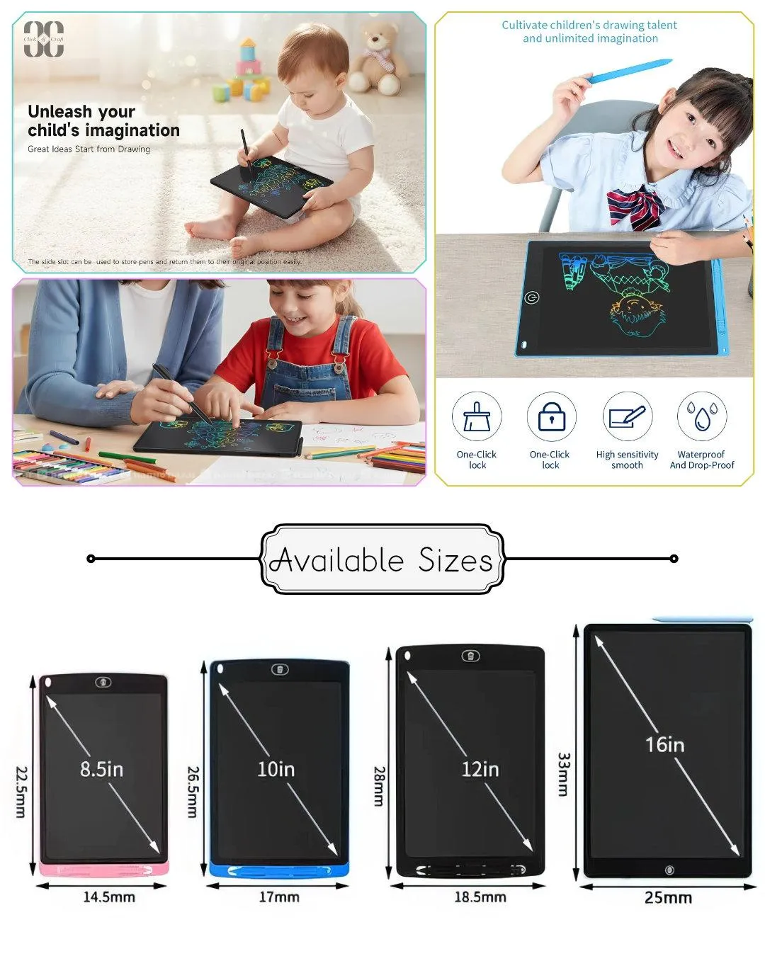16 inch Writing LCD Pad Tablet 2