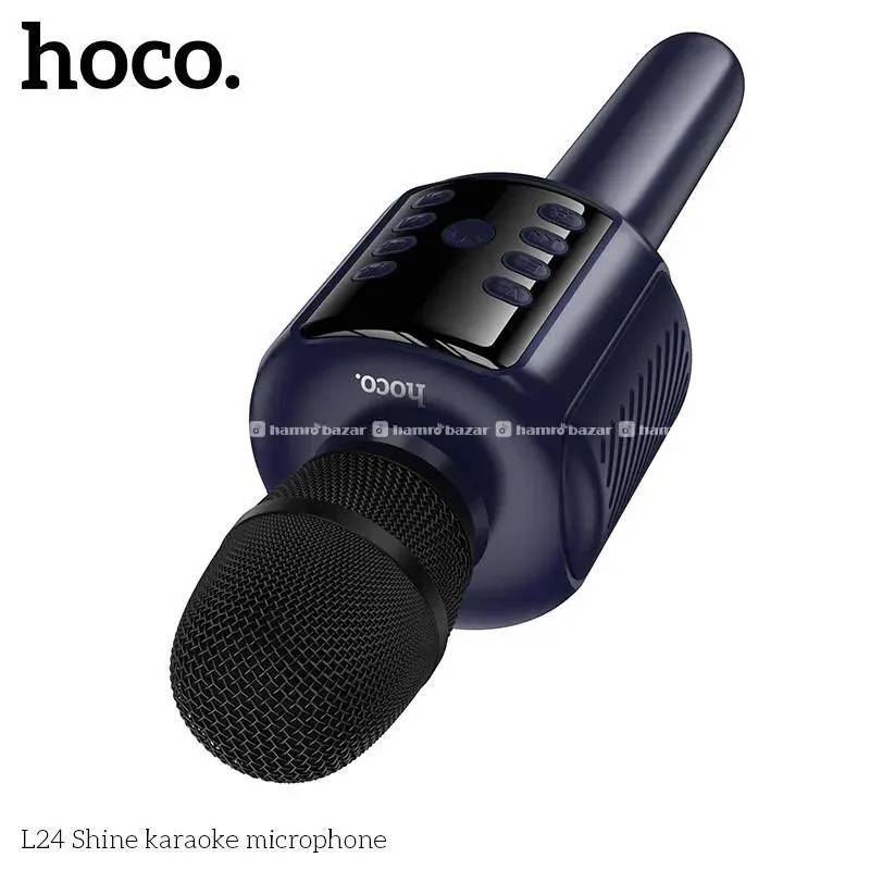 HOCO L24 2-in-1 Karaoke Microphone Built-in Speake 2