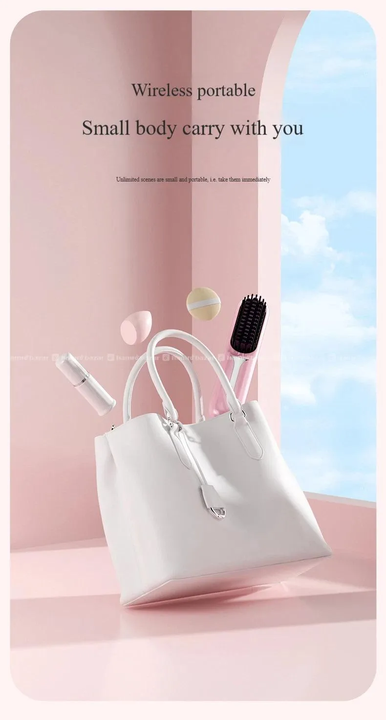 Hair Straightener Comb Wireless 3