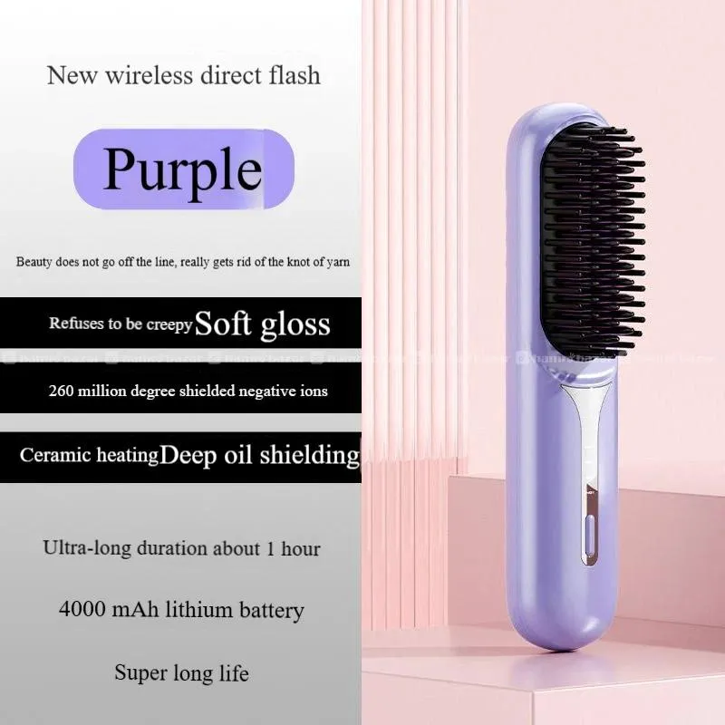 Hair Straightener Comb Wireless 6