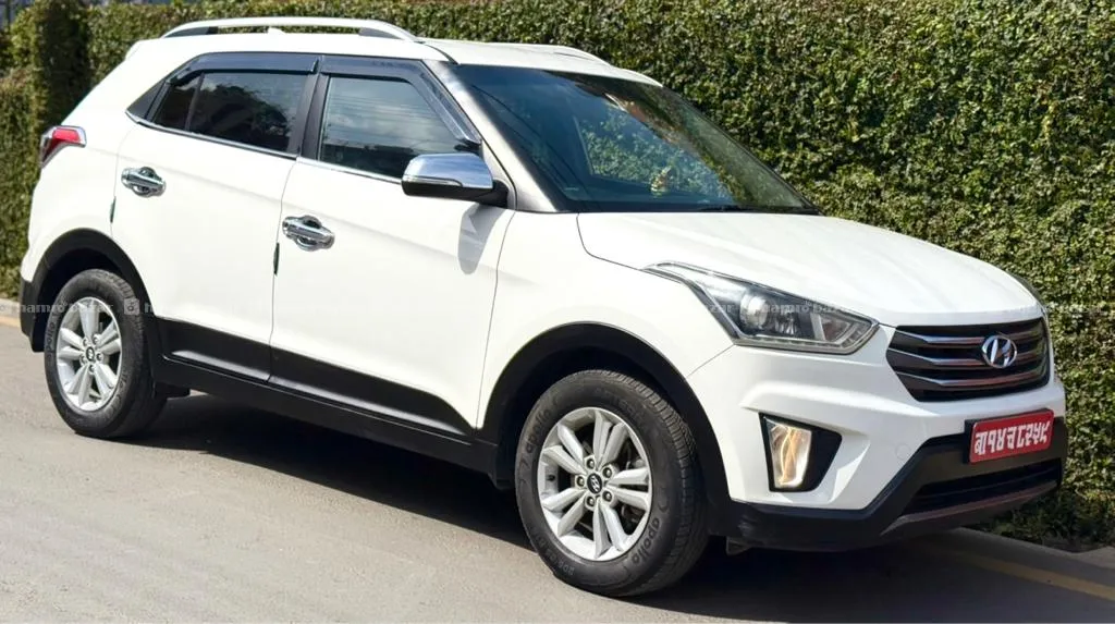 Hyundai creta sx+ 2016 petrol white fresh suv Sale 3