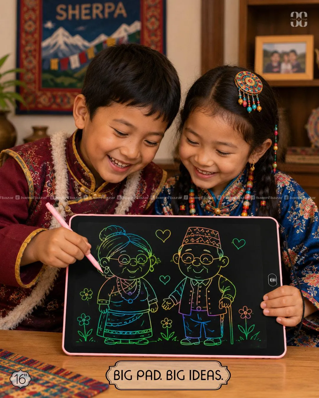 16 inch Writing LCD Pad Tablet 4