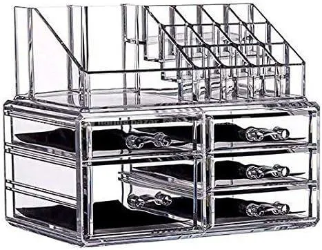 Clear Cosmetic Storage Box & Makeup Organizer 7