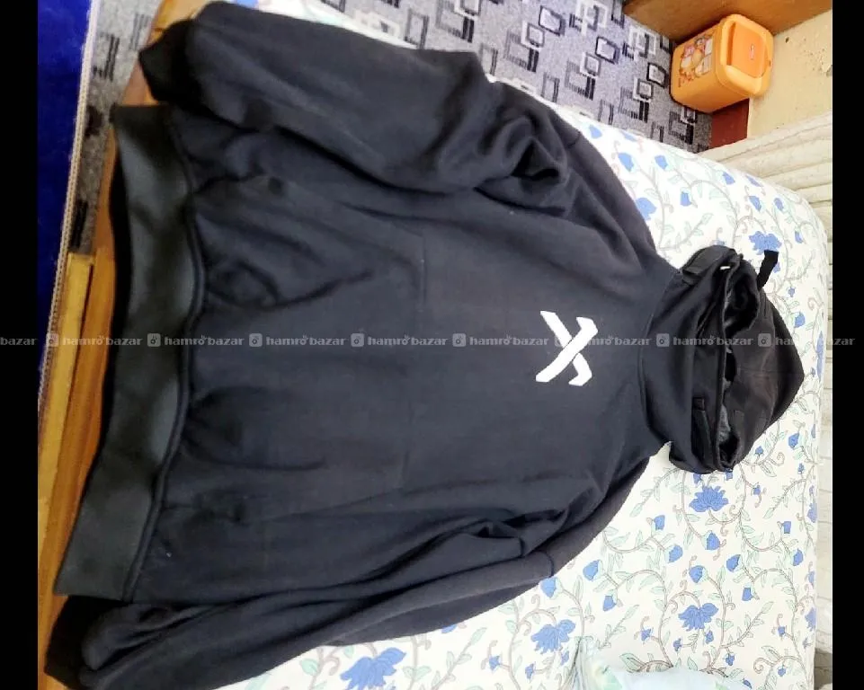Zara original stylish black hoodie on sale 5