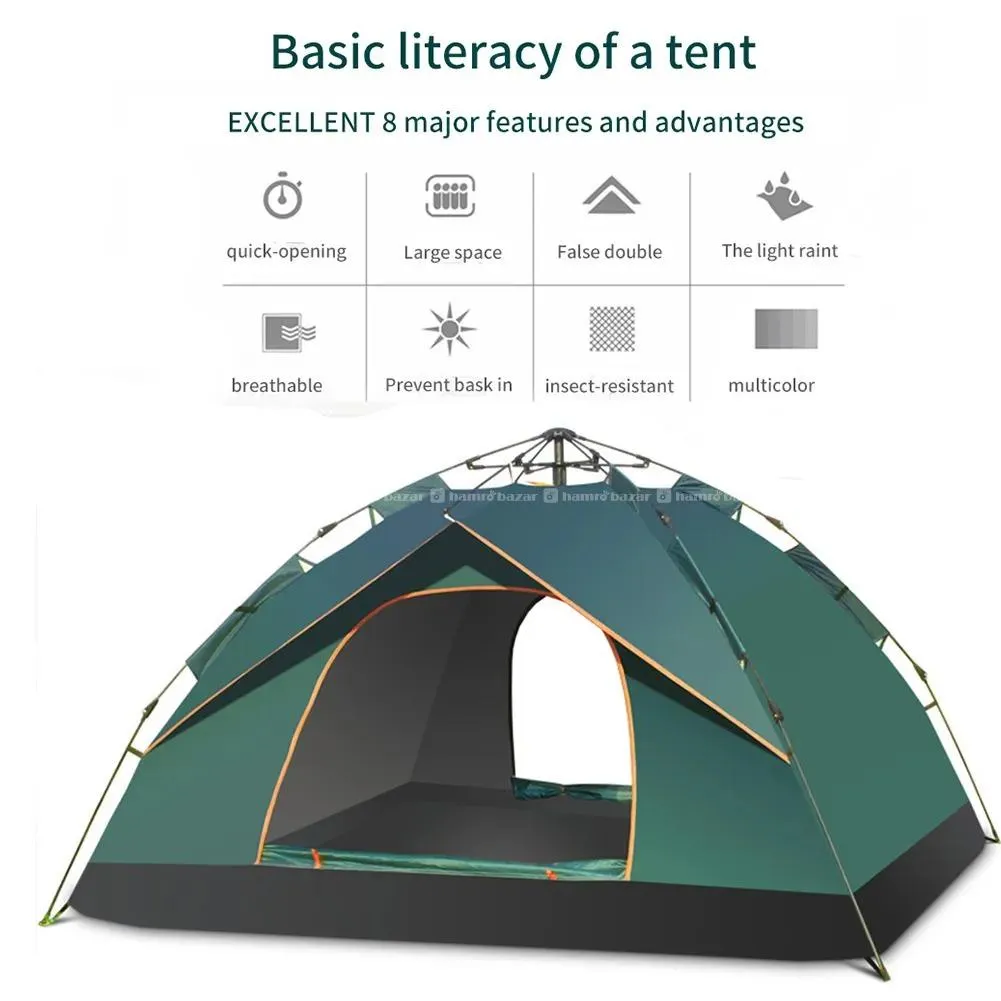 Camping Tent for 4-5 People Reliable & Waterproof 8