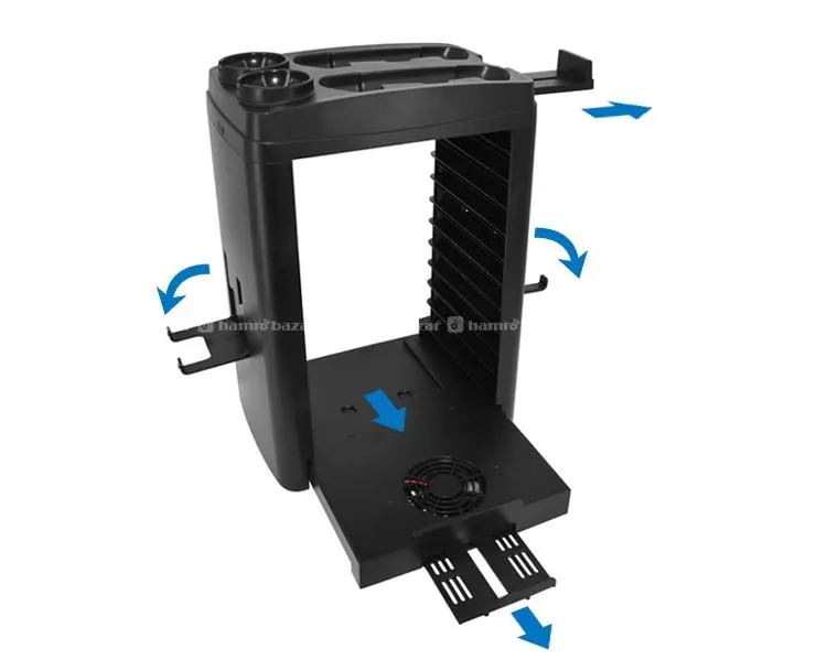 PS4 Multi-Function Charging & Cooling Dock 4