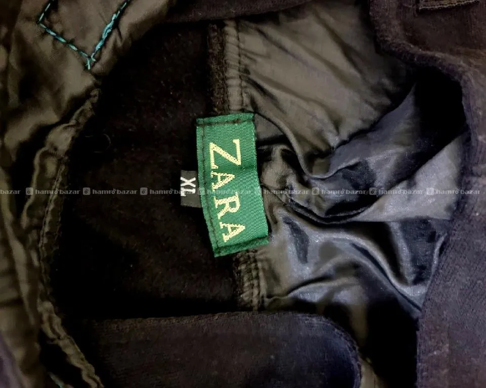 Zara original stylish black hoodie on sale 4