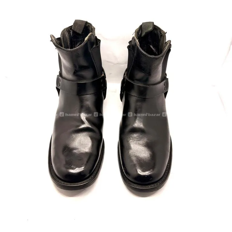 LEATHER HARNESS MENS BOOT 5