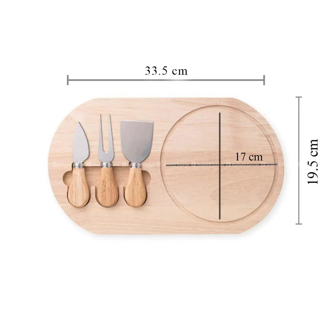 Pizza Board With Knife Set 8