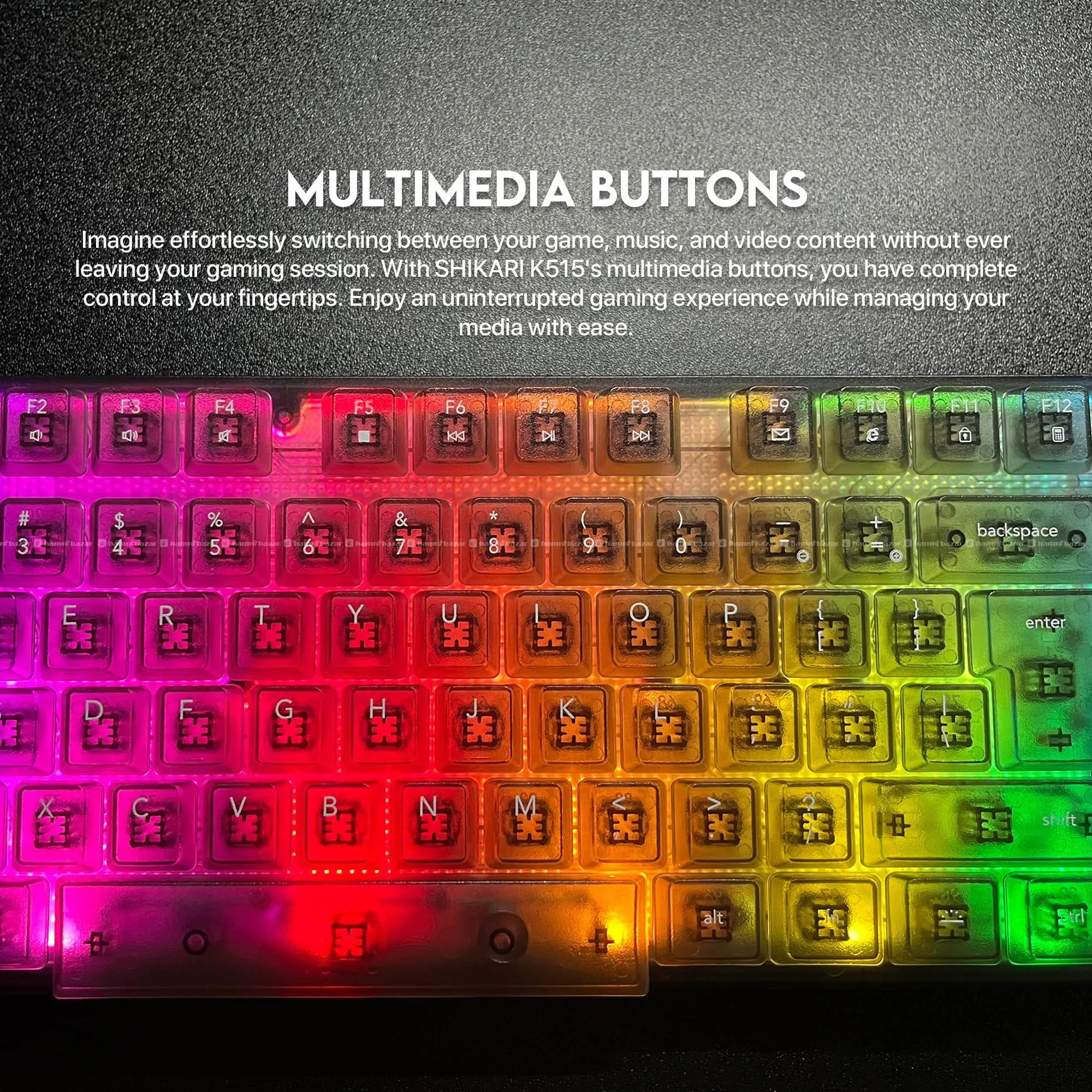 Brand New Fantech Shikari K515 RGB Gaming Keyboard 4