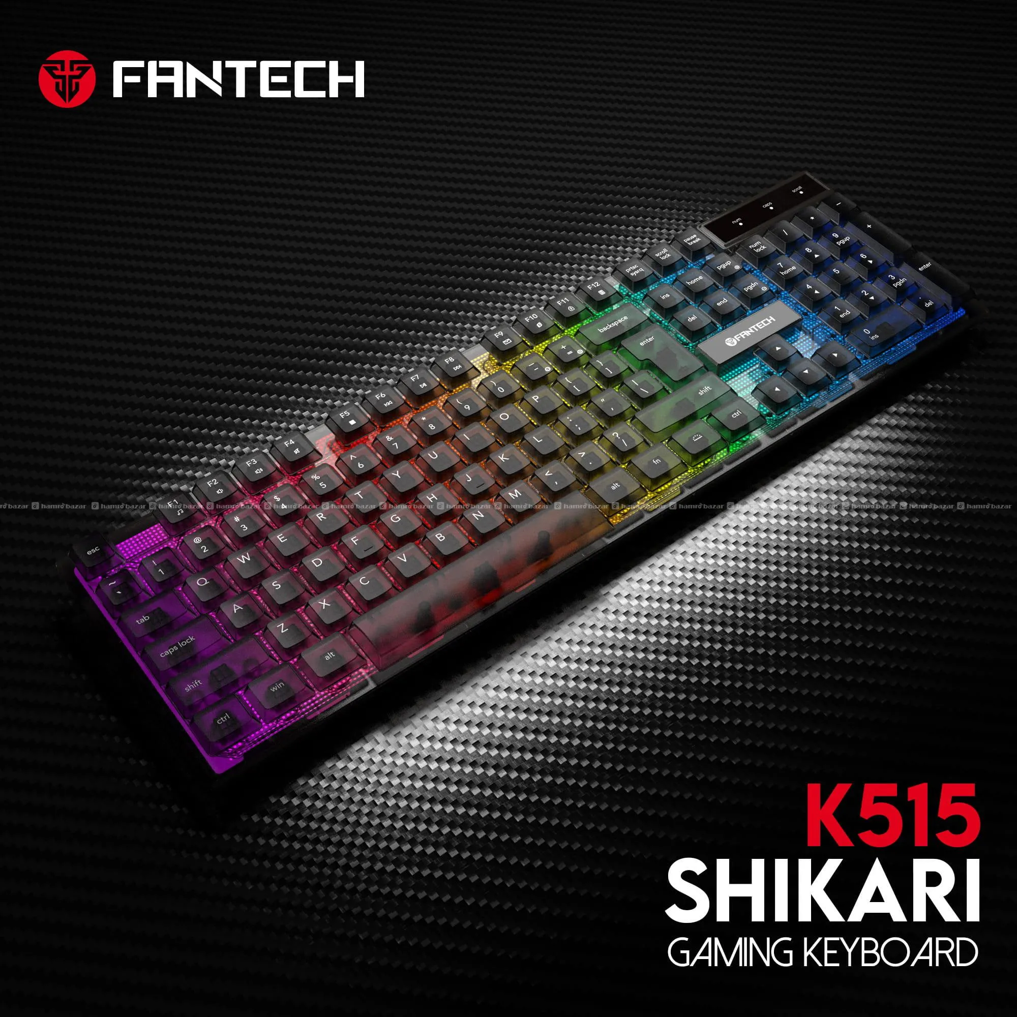 Brand New Fantech Shikari K515 RGB Gaming Keyboard 2