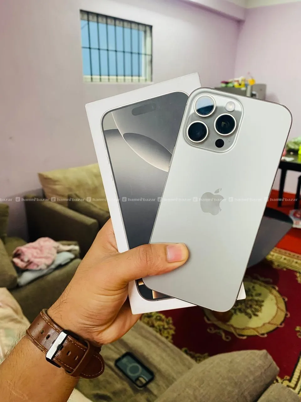 iphone 16 pro max with box nepal ko set ho 4
