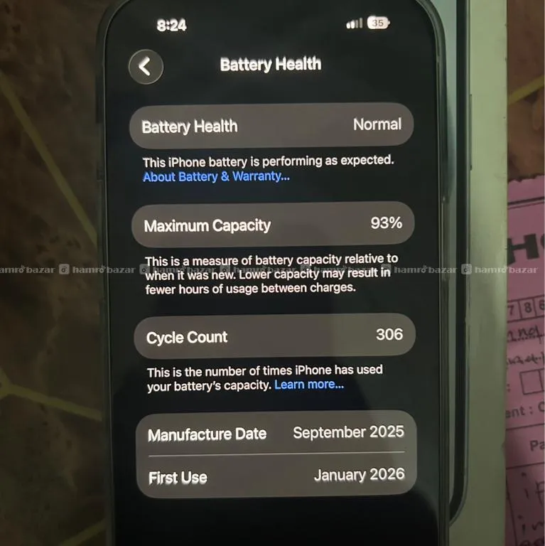 iPhone 15 (128GB) (93%) ( Contact Us 9807755522) 4