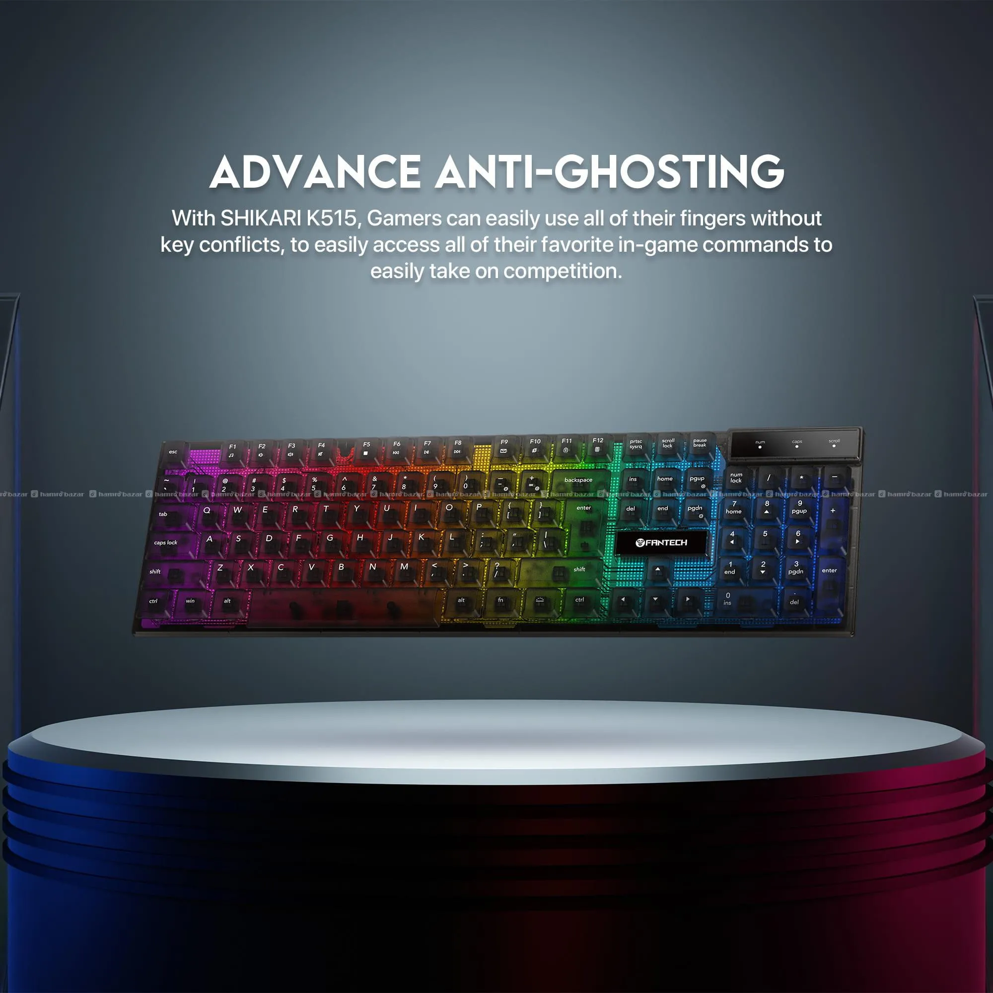 Brand New Fantech Shikari K515 RGB Gaming Keyboard 3