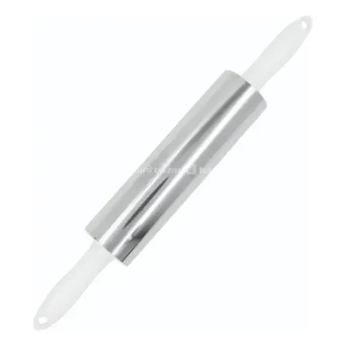 Rolling Pin Stainless Steel with Plastic Handles 2