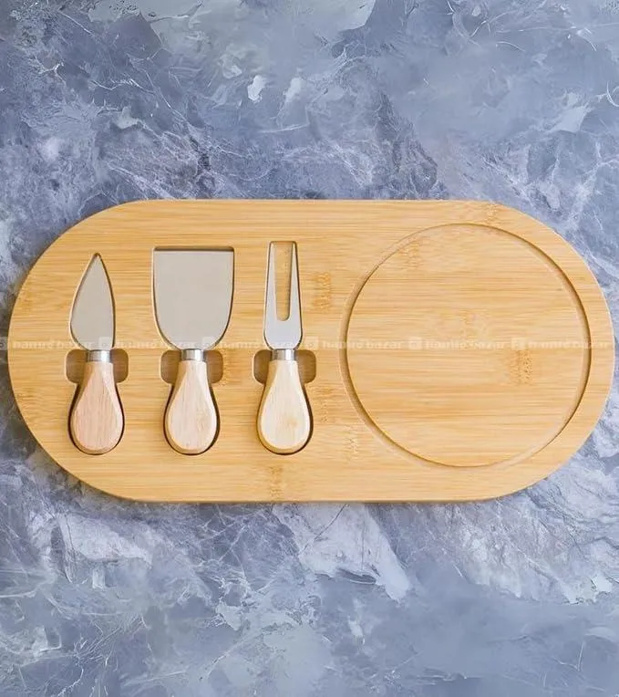 Pizza Board With Knife Set 6
