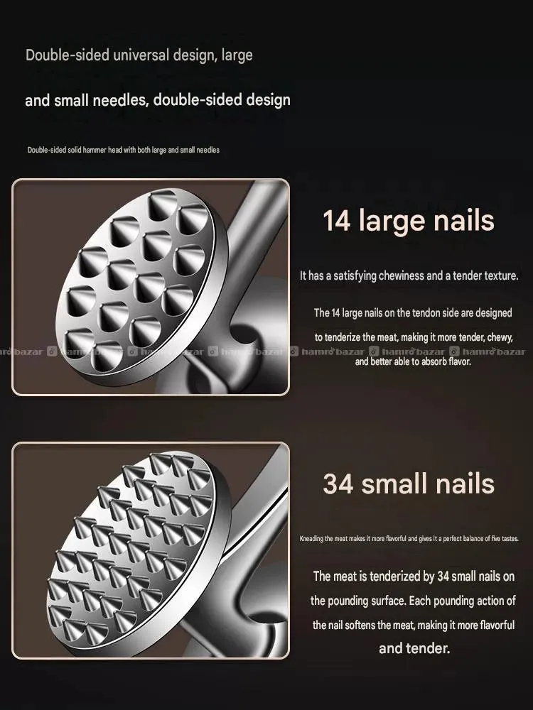 Meat Hammer | Tenderizer Heavy Duty 2