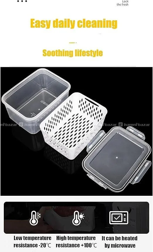 Storage Container  3300ml with Drain Basket 6