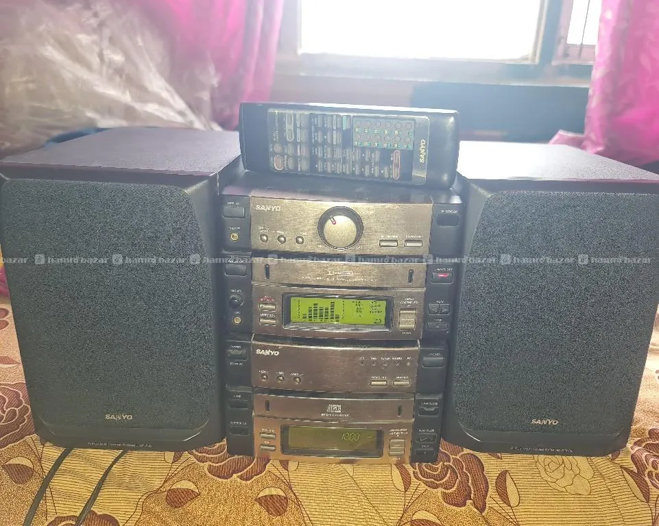 vintage Sanyo component hi-fi stereo system 4