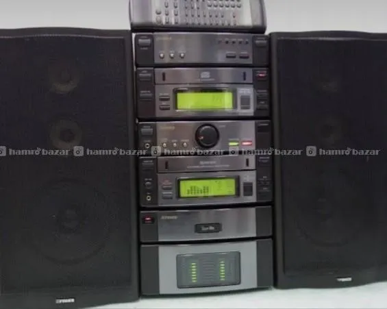 vintage Sanyo component hi-fi stereo system 6