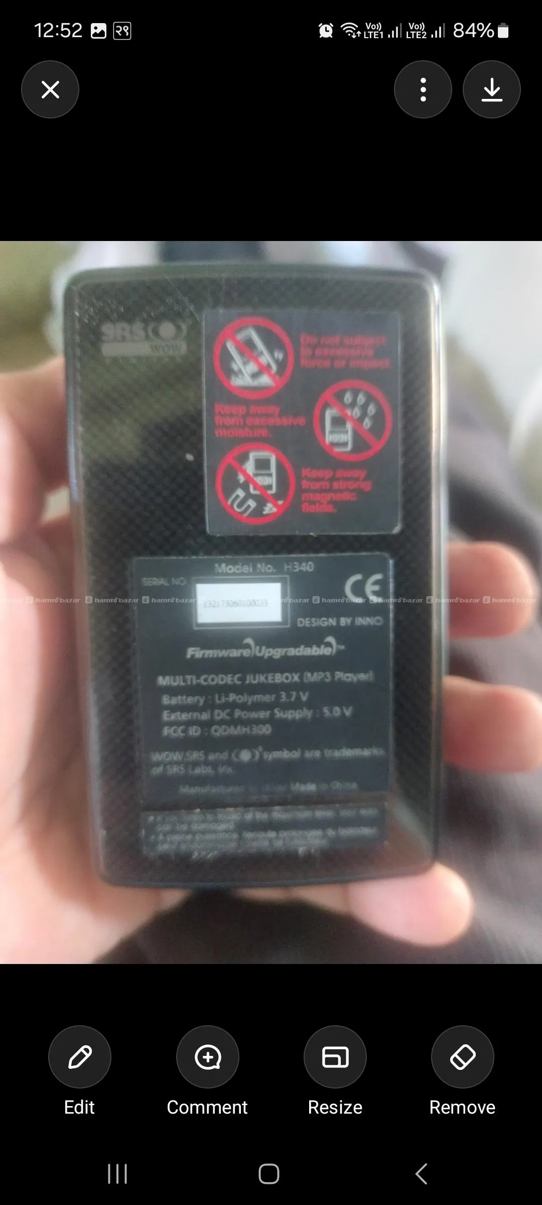 MP3 Player (irivir H340 40 GB) 5