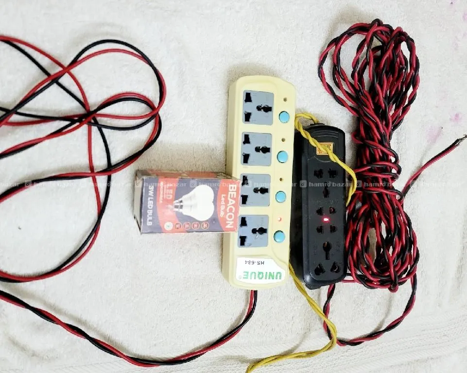 2 multi plug, 1 bulb with 8.5 miter wire on sale 4