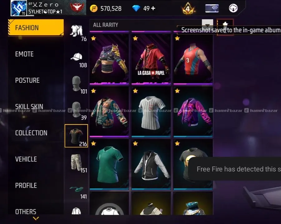 Free  fire I'd sell 6