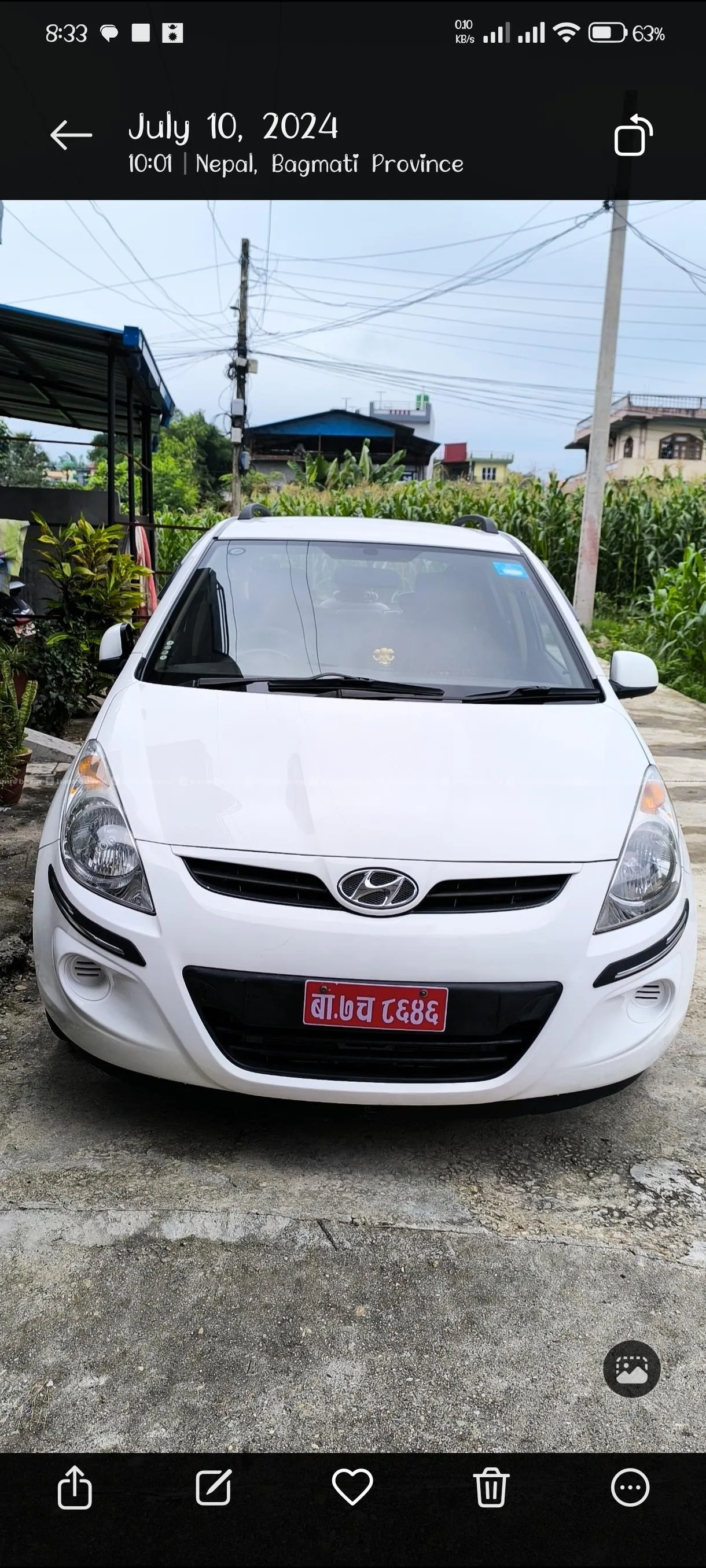 Hyundai I20 magna 2009 model 3
