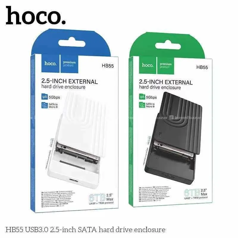 HOCO HB55 2.5″ SATA Hard Drive Enclosure 5