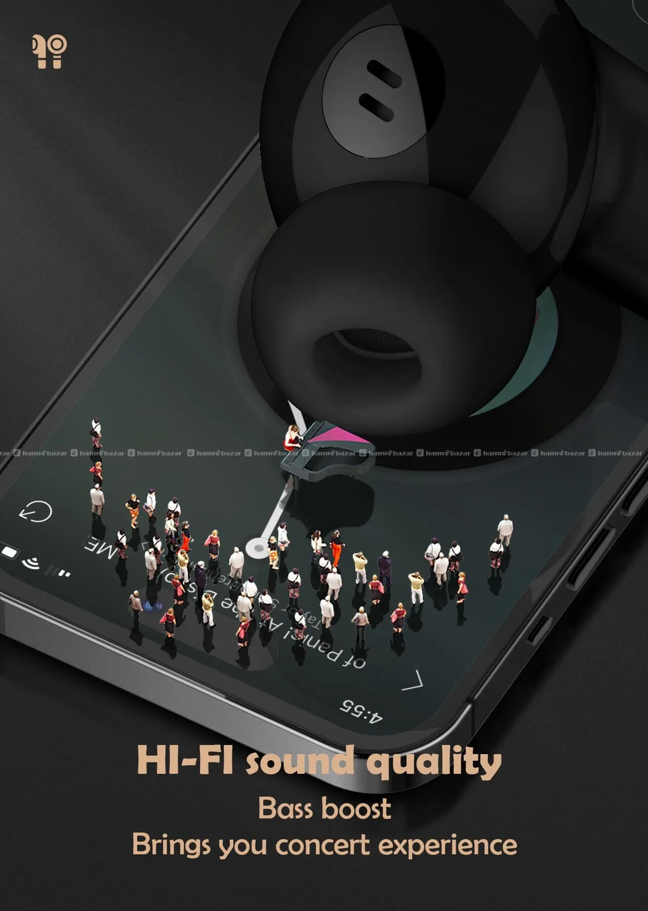 LDNIO T06 ANC Wireless Bluetooth Earbuds 2