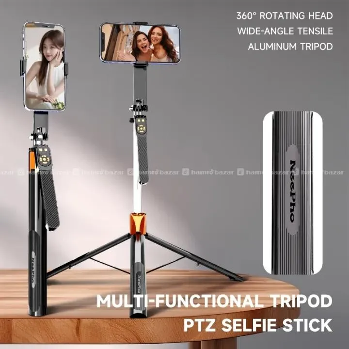 Neepho NP L6S Selfie Stick Tripod With Remote 5