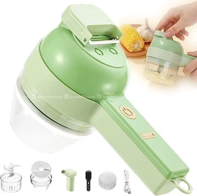 Vegetable Chopper 4-in-1 Electric 2