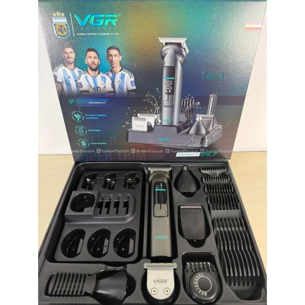 VGR V-096 IPX PROFESSIONAL HAIR TRIMMER 14 IN 1 2