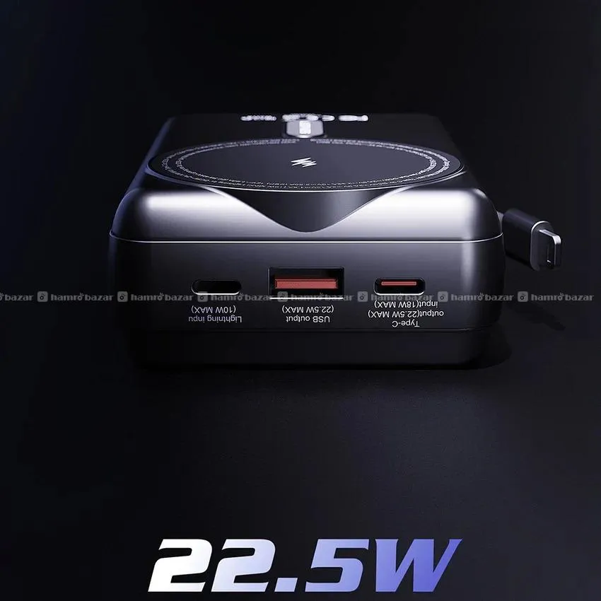 Power Bank 20000mAh Magnetic Wireless 4