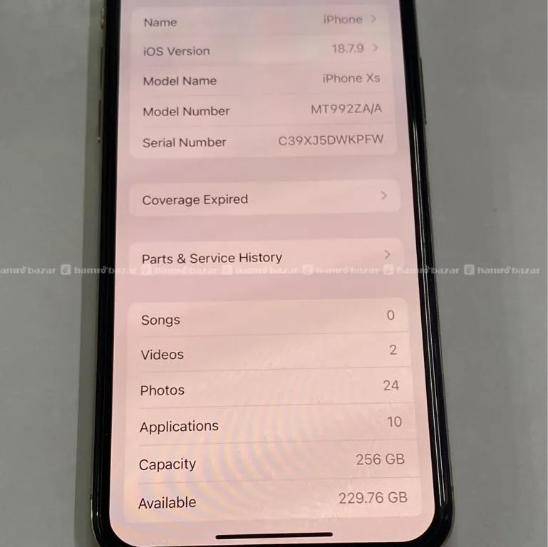IphoneXS 256gb 2