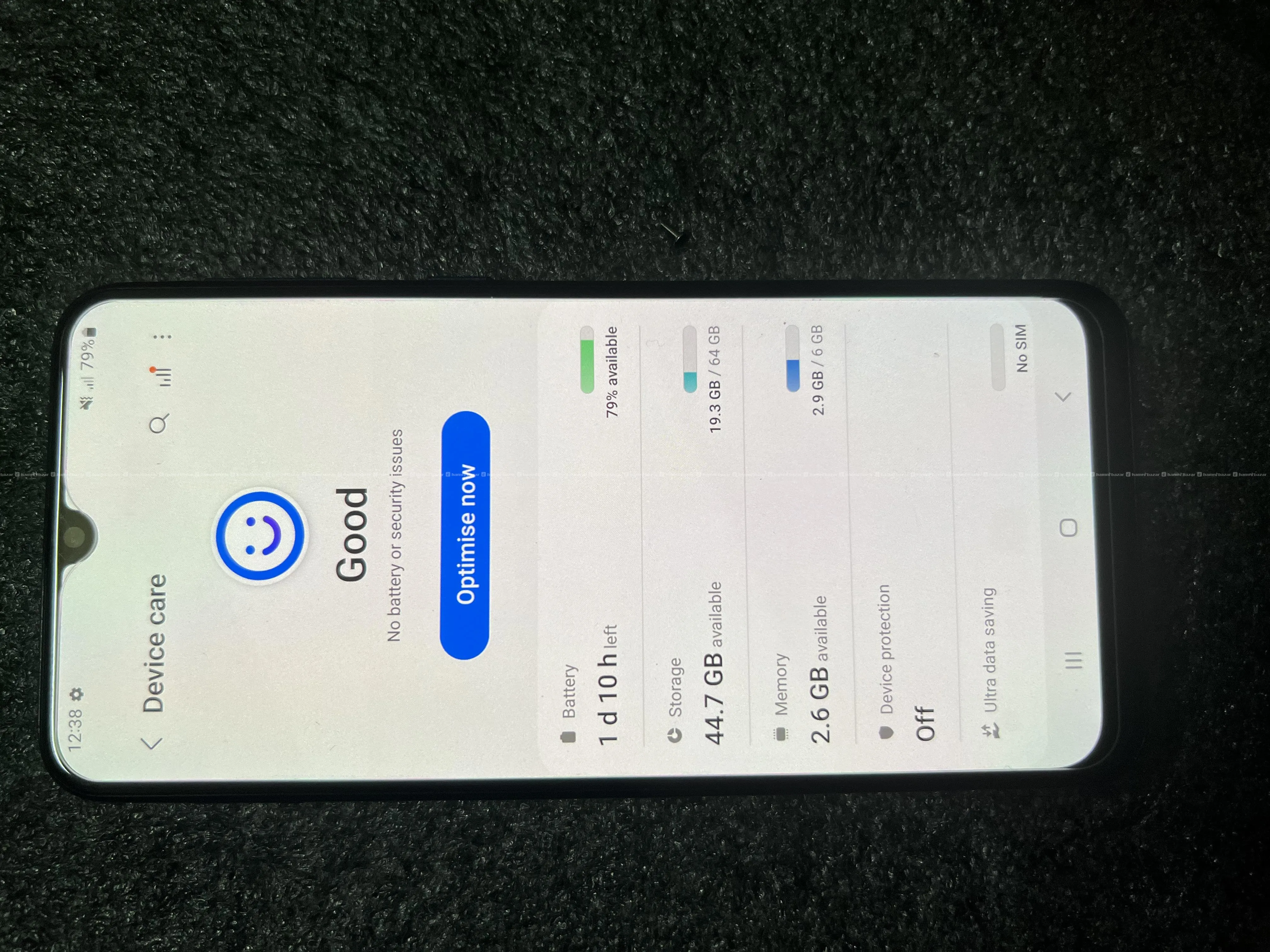 samsung m21 6/64 front camera issue baki all okay 3