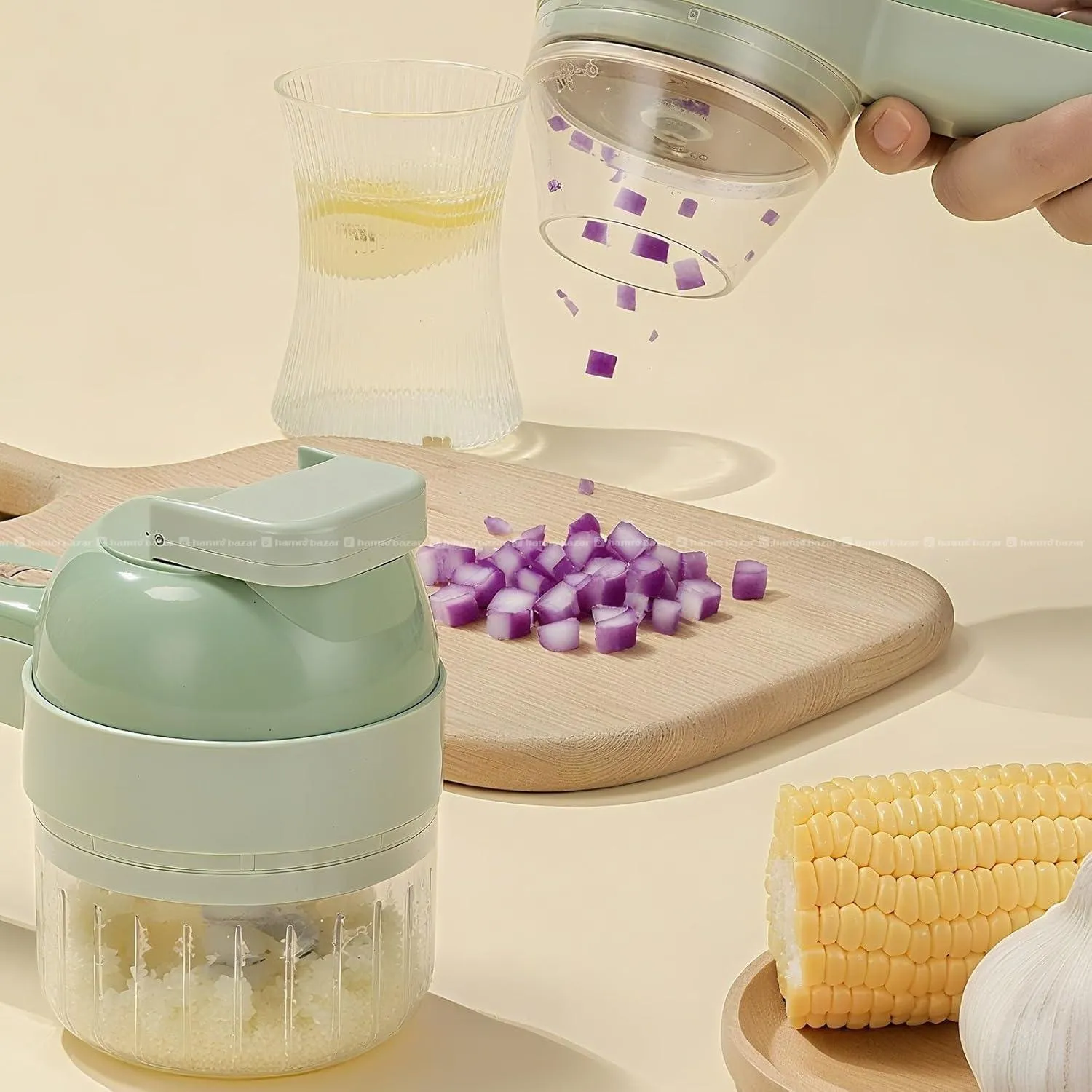 Vegetable Chopper 4-in-1 Electric 3