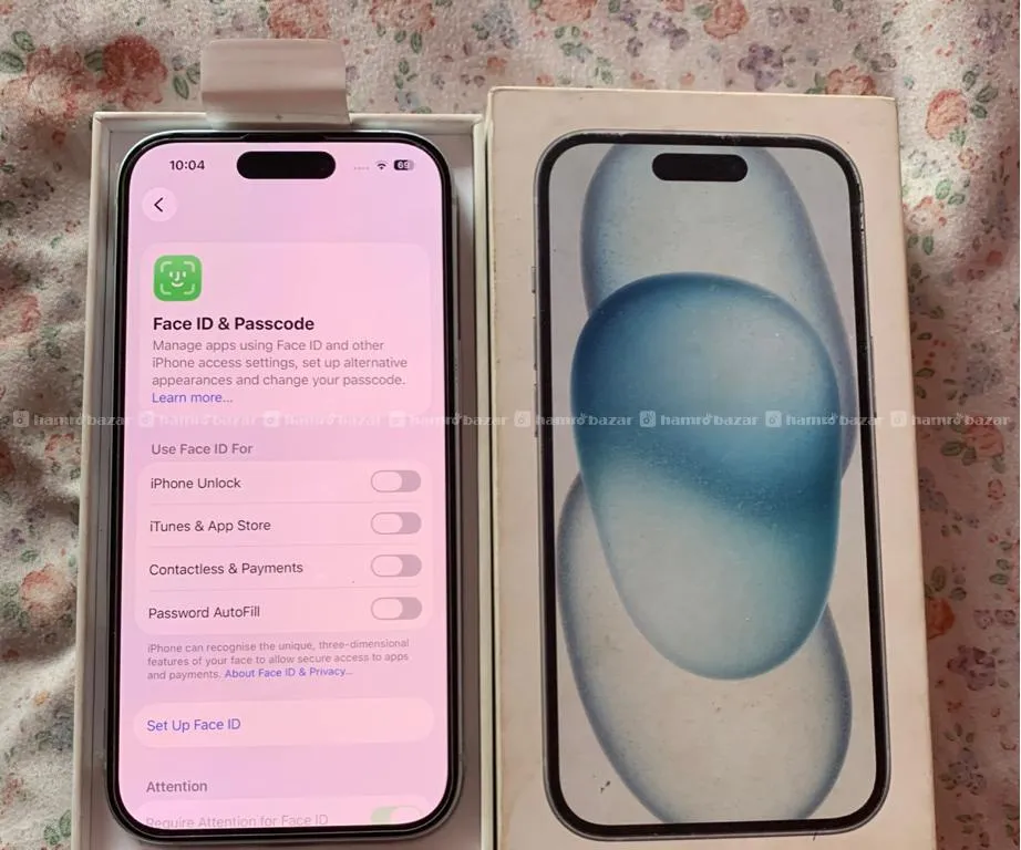 iPhone 15 128gb Box & Bill 5