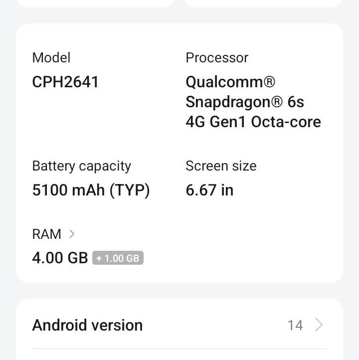 OPPO A3x(black) 3