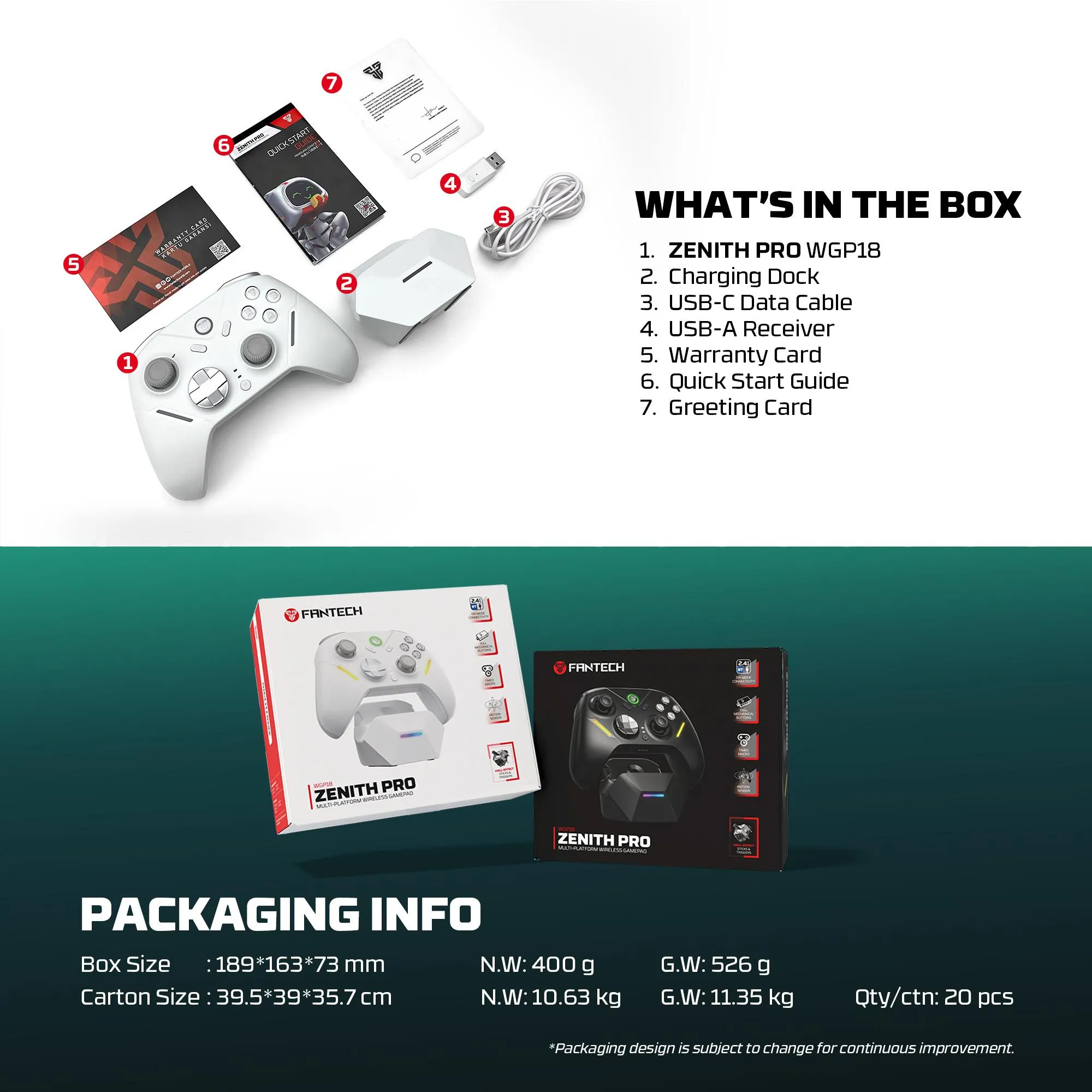 Fantech WGP18 Zenith Pro Gamepad 2