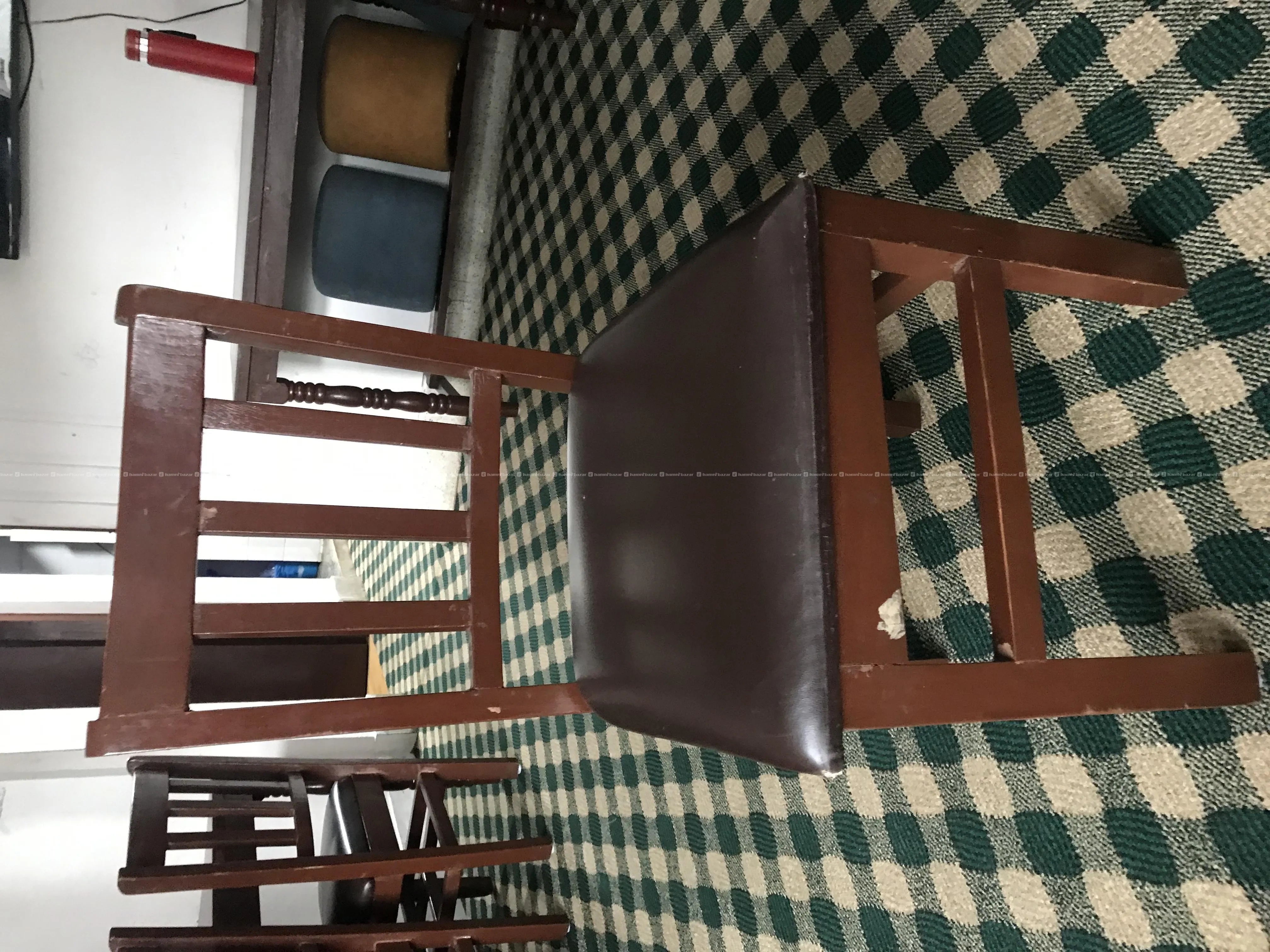 USED FURNITURE ON SALE -TABLE WITH 2 Nos of chairs 4