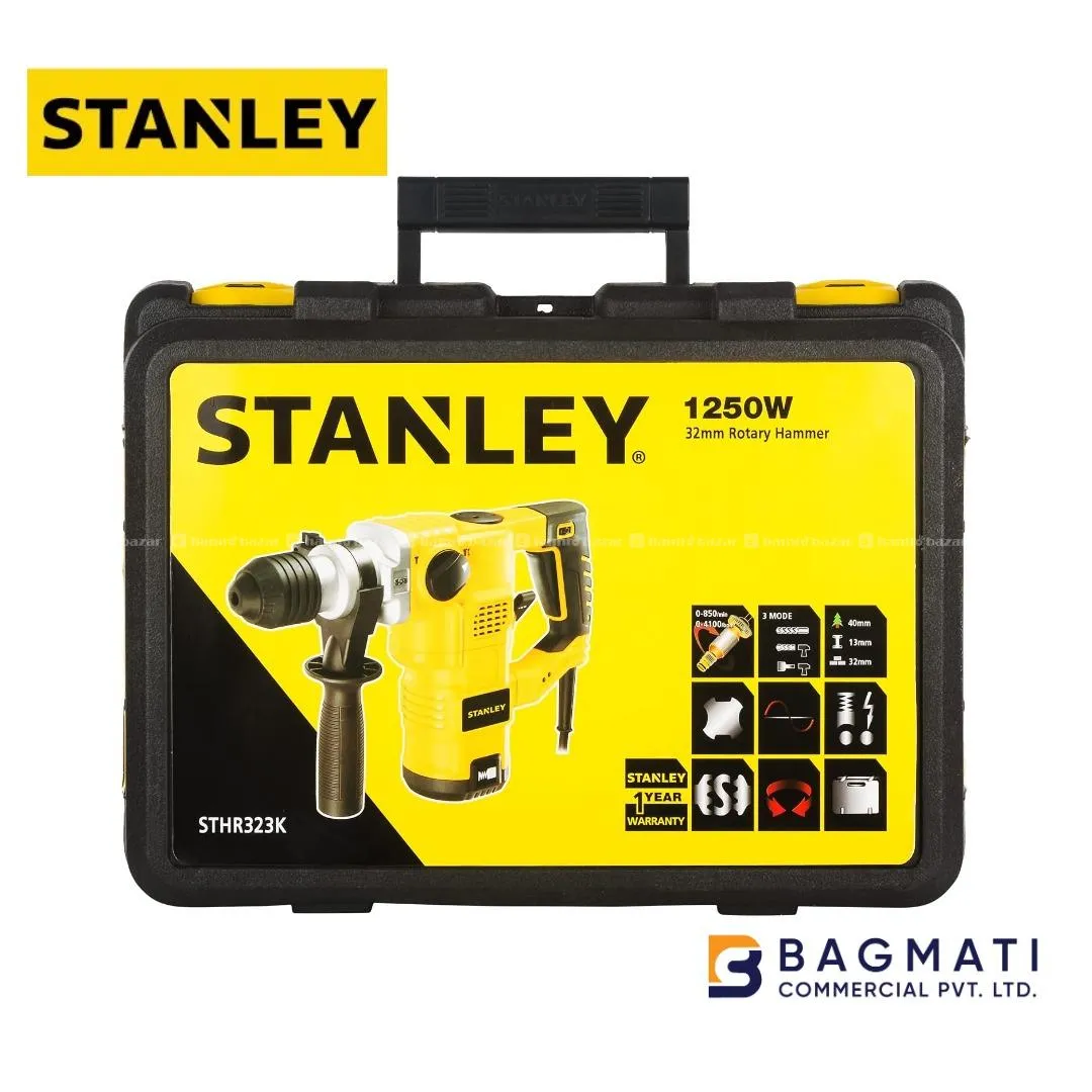 Stanley L-Shaped SDS / Hammer Drill 32mm 1250W 5