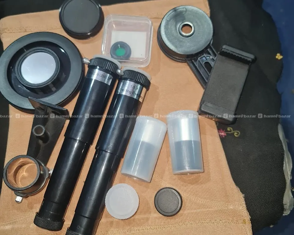 3x Barlow lens  1.5x erecting eyepiece  telescope 6
