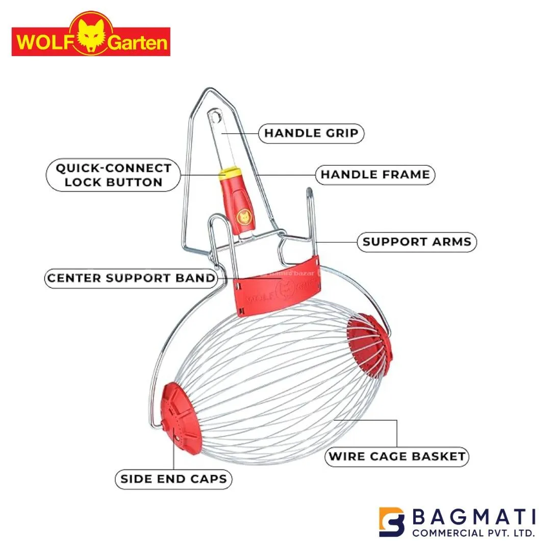 Wolf Garten  FRUIT COLLECTOR/HANDLE - MULTI-STAR 7